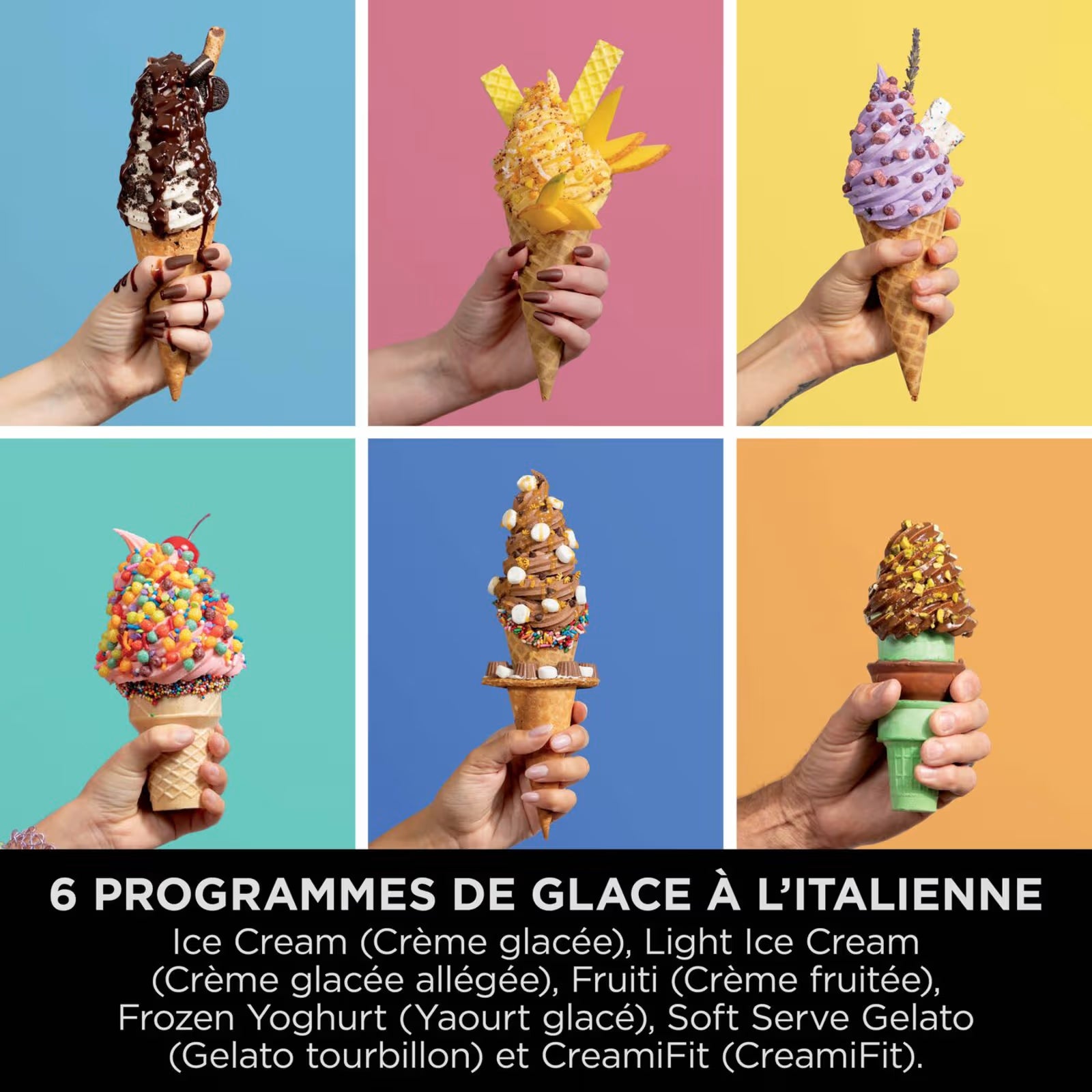 Machine à glaces et glaces à l'italienne 13-en-1 Ninja CREAMi Scoop &Swirl